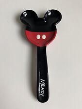 Disney Kitchen Mickey Mouse Figure Spoon Rest  Ceramic Red Black Pants New picture