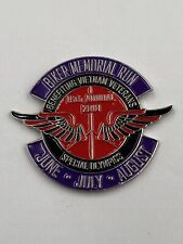 Vintage 2000 Biker Memorial Run 16th Annual Special Olympics Lapel Pin picture