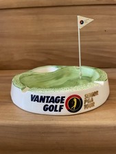 Vintage Golf Senior PGA Tour ASHTRAY Trinket Tray Vantage Golf Ceramic Sand Trap picture