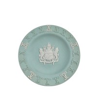 Vintage Wedgwood Jasperware Lloyds of London Tercentenary Pin Dish Sea Green  picture
