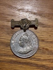 Antique 1901 London School Attendance Medal Queen Victoria Award Spink & Son Co picture