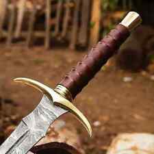 Custom Handmade Damascus Steel vikings Sword, Sharp blade sword, battle ready sw picture