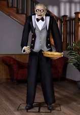 5.6FT Animatronic Evil Greeter Butler Decoration picture