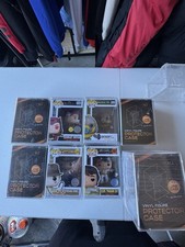 4x Funko Pop Vinyl Scarlet Witch, Halo, Elvis, Indiana Jones, 5x protection cas picture
