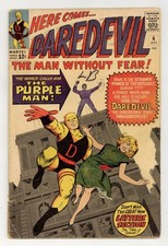 Daredevil #4 GD+ 2.5 1964 1st app. Killgrave the Purple Man picture