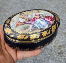 Vintage acf sevres porcelain bonbonniere box picture