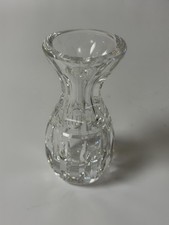 Vintage Waterford Crystal 4-Inch Tall Bud Vase Great Condition Signed At Bottom picture