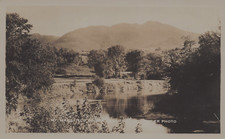 MT MANSFIELD FROM CAMBRIDGE REAL PHOTO POSTCARD VT VERMONT 1940s RPPC picture
