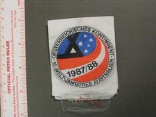 Boy Scout World Jamboree 1987 Austrian Contingent Badge 0895QQ picture