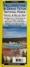 YELLOWSTONE & GRAND TETON NATIONAL PARK ROAD MAP  Travel  AAA/GMJ    LATEST 2025 picture