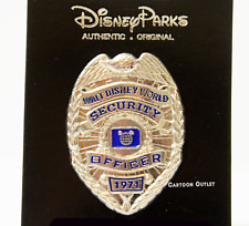 Walt Disney World Security Officer Badge Trading Metal Pin Exclusive Authentic picture