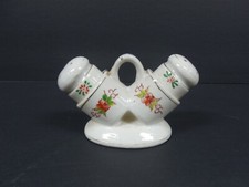 Occupied Japan Salt & Pepper Shakers with Holder picture