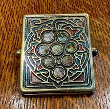 Antique Tiffany Studios Abalone Enameled Paper Clip #1165: Perfection:Rarity=#4 picture