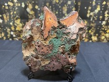 6 Lb + Natural Michigan Float Copper Green Malachite & Purple Cuprite W/Video picture