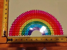 Rainbow Prismatic Vintage Decal 6in X 12in picture