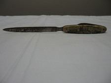 Vintage Bamberg Dom Souvenir Letter Opener w/Folding Knife Handle picture