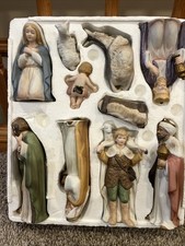 Homco Home Interiors Christmas Nativity 5260 Vintage Complete Set Of 10pcs picture
