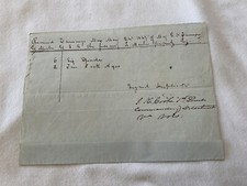 520 Mexican War Camargo Mexico Virginia Volunteer Supply  Receipt dated 1847 picture