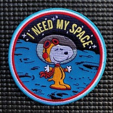 NASA - I NEED MY SPACE PATCH - ASTRONAUT MOON MISSION CAMPAIGN - 3.5” picture