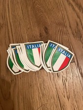 Vintage 70s 80s Italian Shield Patch Very Rare Black No Lextra picture