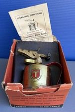 Vtg NOS Turner Brass Works #59 Sm. 1/2 Pint, Self-Pressure Gasoline Blow Torch picture