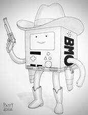 Stephen King's Dark Tower Adventure Time: BMO of Gilead - 8x11 Original Art +COa picture