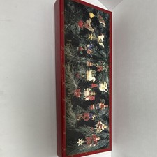 VTG 1997 Home For The Holidays 12 Days Of Christmas Pewter Ornament Set May Co picture