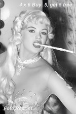 JAYNE MANSFIELD 4x6 Photo Vintage Hollywood Bombshell Classic Cinema Portrait picture