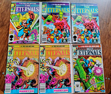 Marvel Comics The Eternals 1985 Comic Book Lot #1-4 Jack Kirby W/2 Extra Copies picture