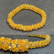 Natural Hair Rutilated Quartz Crystal Round Beads Bracelet AAA picture