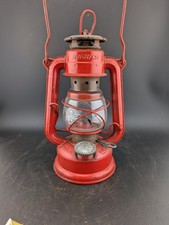Feuerhand 175 Super Baby Jena Clear Glass Globe Red Tubular Lantern Cold Blast picture