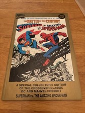 SUPERMAN VS SPIDERMAN GOLD SPECIAL TREASURY EDITION MARVEL DC 1995. NICE picture