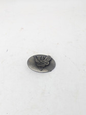 Vintage Winston Cigarettes Eagle Belt Buckle Pewter Silver Tone Tobacco Advertis picture