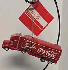 Kurt S. Adler Coca-Cola Semi Truck Christmas Ornament CC9185 picture