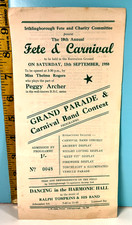 1958 10th Annual Fete & Carnival & Grand Parade & Band Contest Program picture