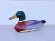 Vintage Hand Painted Mallard Duck Wood Decoy picture
