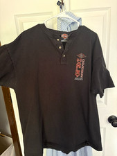 Vintage Harley-Davidson Visalia California charcoal grey Graphic T-Shirt XL picture