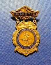 1912 Delegate Rockville Centre NY 17th Annual Convention Assn Token-c339txxx picture
