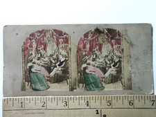 The Soiree Stereoview London & Co Stereoscopic Co 1850s Hand-Colored picture