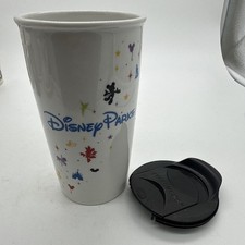 RARE 2015 Starbucks Disney Parks Ceramic Coffee Mug 12 oz Retired Tumbler picture