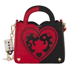 Loungefly Disney Alice in Wonderland Queen of Hearts Crossbody Bag SEALED picture