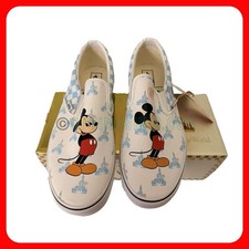 Vans Disney Mickey Mouse Classic Slip-On Shoes Men's 12 Blue EUR 46 VN0A5AO89Y0 picture