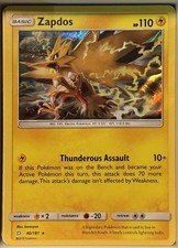 Zapdos 40/181 - Pokemon TCG Team Up Rare Holo (NM) picture