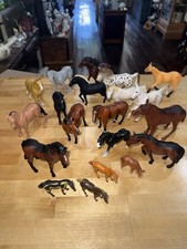 Lot Of 20 Play or Display Horses Toys picture