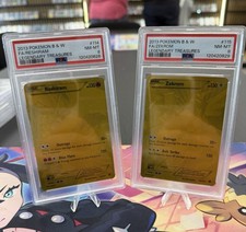Pokémon TCG Reshiram & Zekrom Legendary Treasures PSA 8 Sequential Set picture