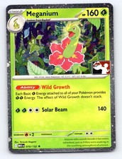 Meganium (Cosmos Holo) 010/132 Rare Prize Pack Series Cards Pokemon Near Mint picture