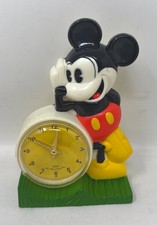 Vintage Masudaya Disney Manga Time Mickey Mouse Mascot Clock Toy in Original Box picture