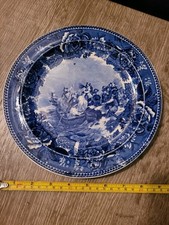 Historical plate from Staffordshire and Wedgwood picture