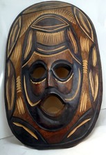 African Tribal Mask Hand Carved 18