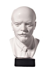 Soviet Russian Leader Vladimir Lenin Marble Bust Statue Sculpture 5.2'' (13 cm) picture